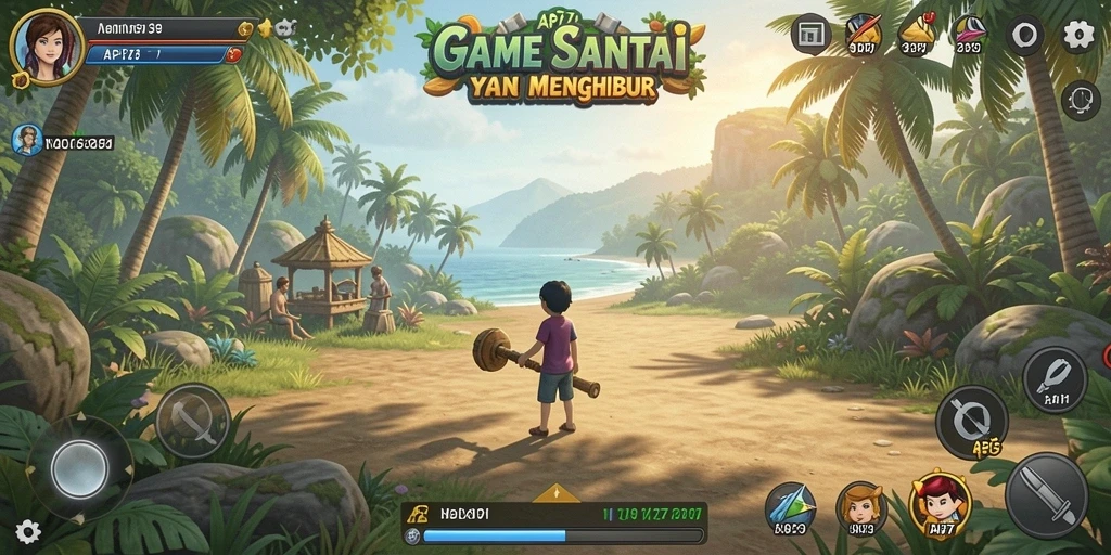 Gameplay menarik dengan grafis cerah di API77.