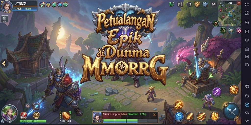 Tampilan gameplay seru di dunia AT866 yang menakjubkan.
