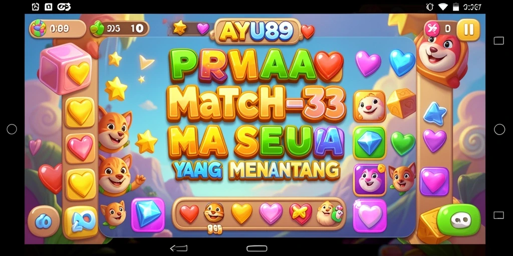 Tampilan gameplay AYU89 yang seru dan penuh warna.