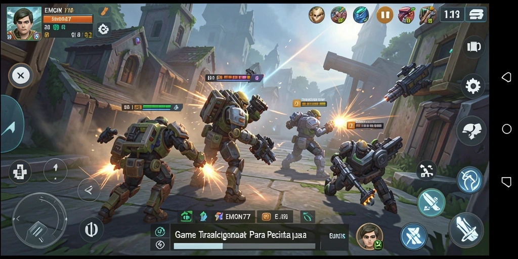 Tampilan gameplay EMON77 yang menegangkan dan strategis.