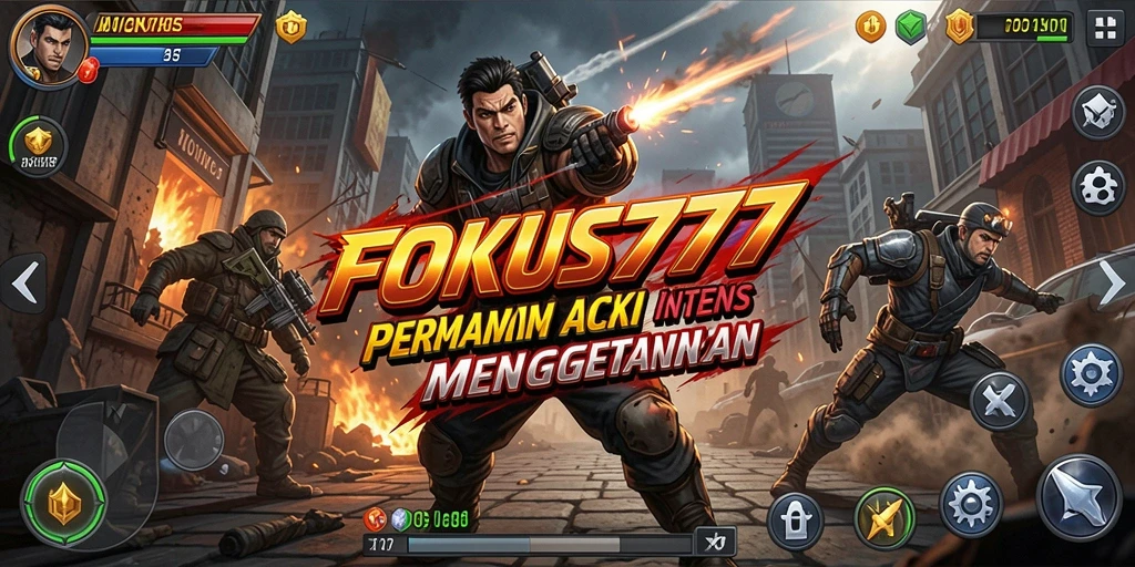 Tampilan gameplay FOKUS777 yang penuh aksi dan mendebarkan.