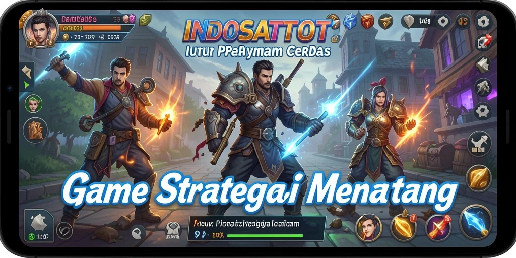 Screenshot gameplay strategi INDOSATTOTO yang menegangkan.