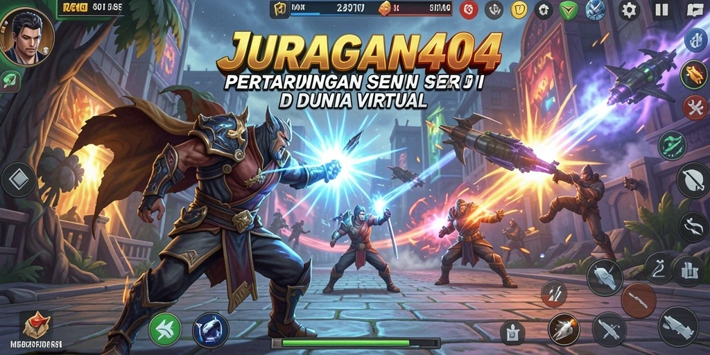 Gameplay dinamis dengan karakter bertarung seru di arena