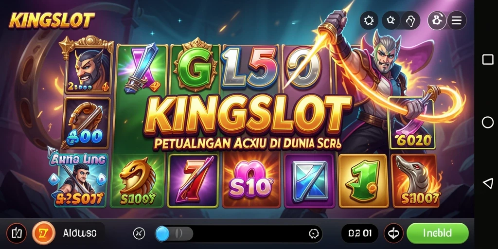 Tampilan gameplay KINGSLOT yang memukau dan penuh aksi.