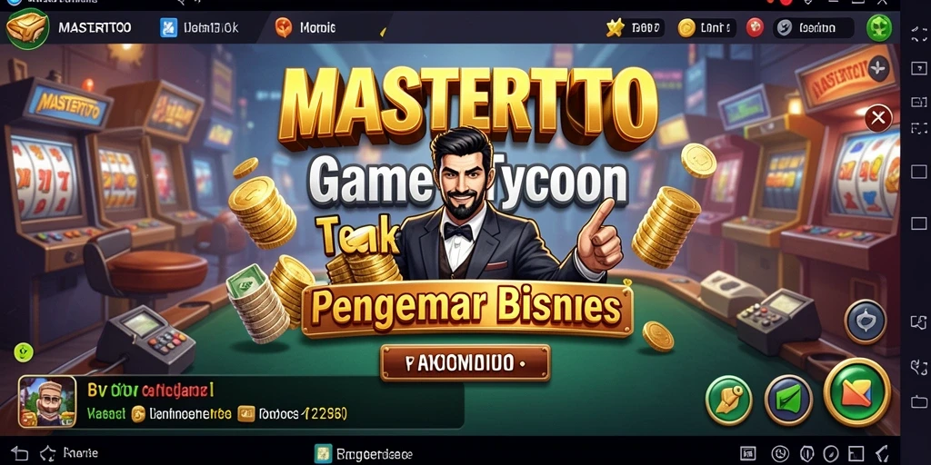Tampilan gameplay Tycoon MASTERTOTO yang mengesankan dan interaktif.