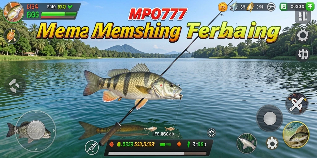 Screenshot MPO777 menunjukkan gameplay memancing yang seru dan menantang.