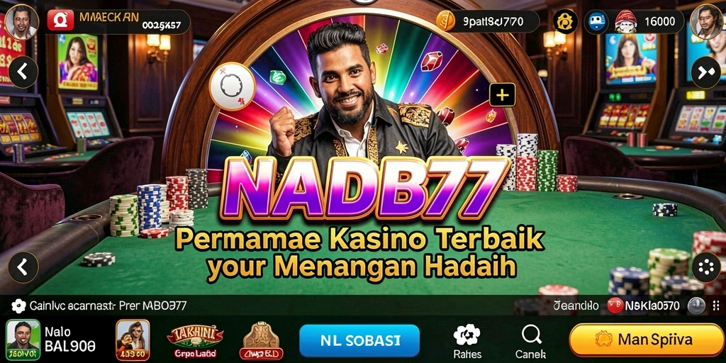 Screenshot gameplay NABOB77 menampilkan suasana kasino yang mendebarkan.