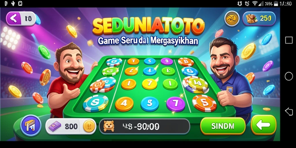 Tampilan gameplay seru dan menantang di SEDUNIATOTO.