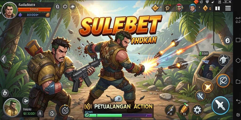 Screenshot gameplay SULEBET menunjukkan aksi mendebarkan dan tantangan menantang.